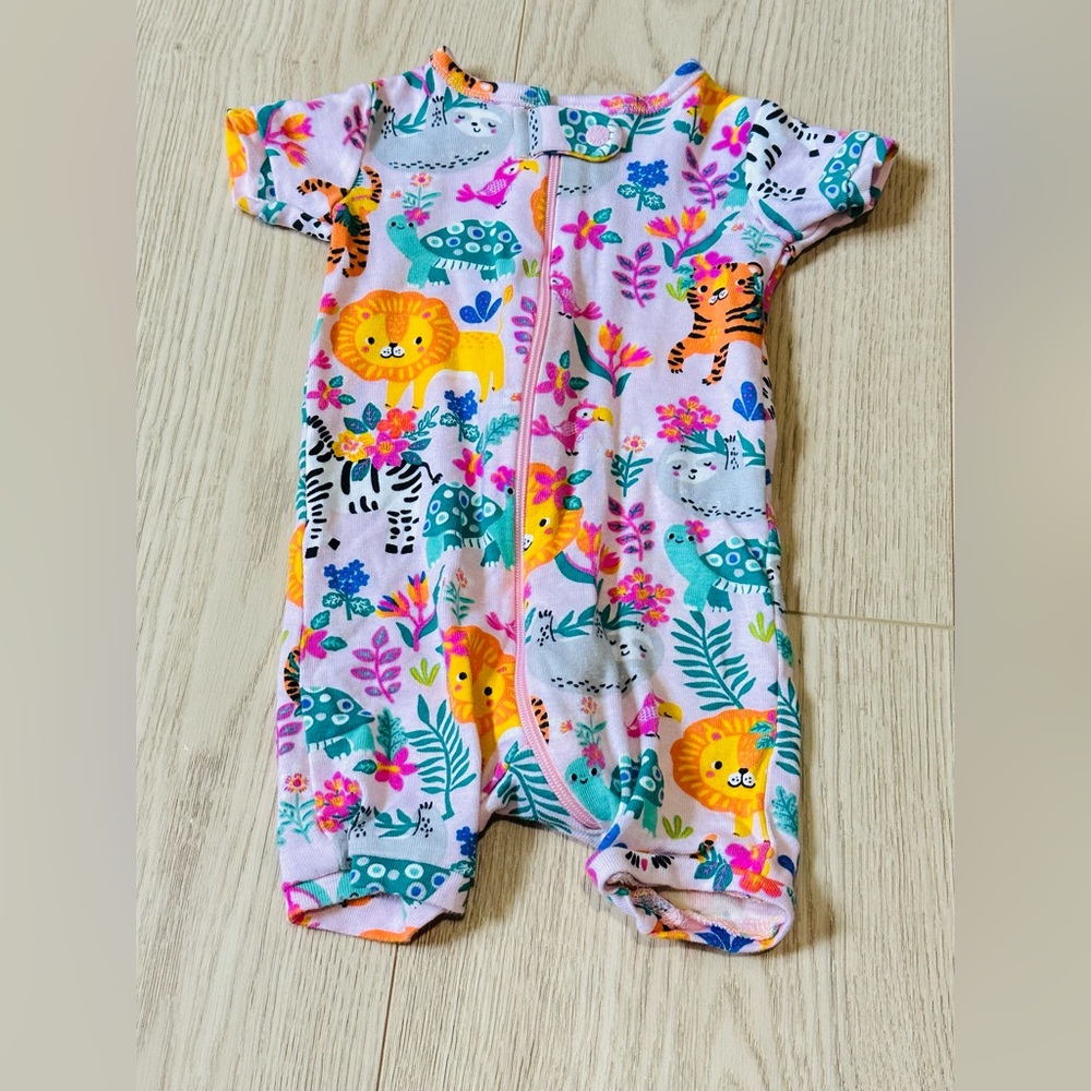 Colorful Animal Baby Onesie